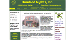 Desktop Screenshot of hundrednightsinc.org